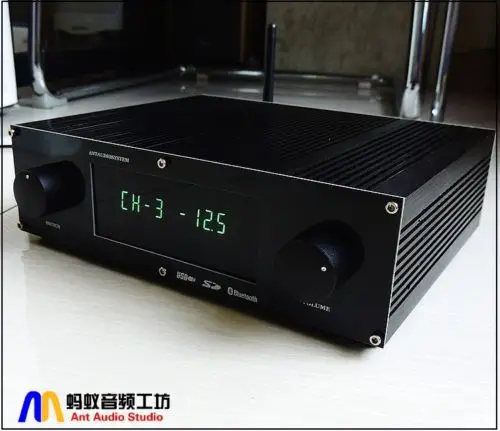 Bluetooth CS3310 Remote Preamplifier /Stereo Preamp with VFD Display 4 Way Input