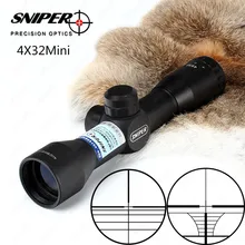 

SNIPER Hunting Crossbow Rifle Scope 4x32 1 inch Tactical Optical Sight Rangefinder Reticle Riflescope