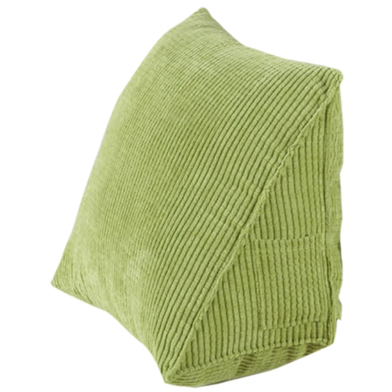 Подушка для чтения спинки, подушка на танкетке, подушка для спины, поясничная Подушка, кровать, офисное кресло, подушка для отдыха, Подушка для спины - Цвет: Green