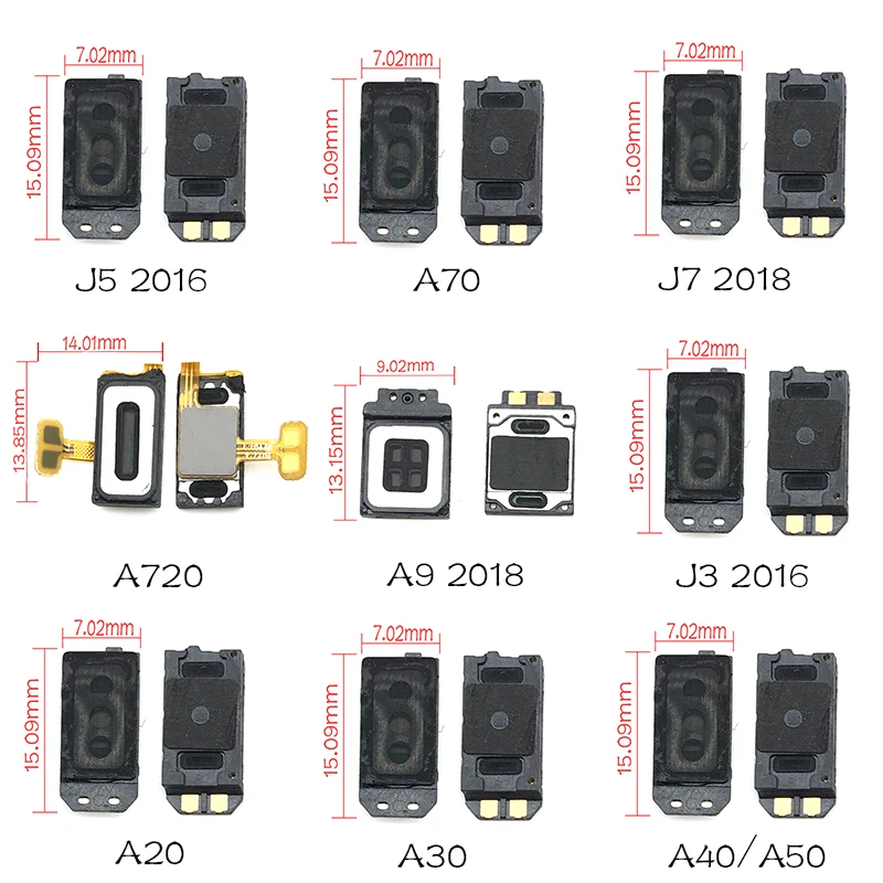 For Samsung A9 A8 A6 A7 J7 J6 J8 J4 /J3 J5 / A20 A30 A40 A50 A70 Earpiece Ear Speaker Sound Receiver Flex Cable