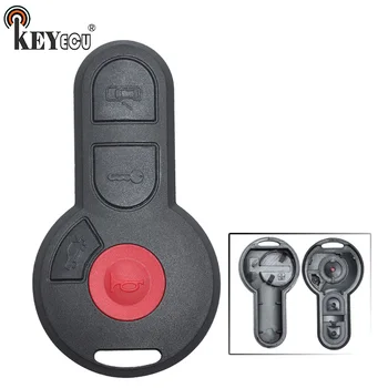 

KEYECU 10x for Volkswagen V*w Beetle Golf Cabrio Je*tta Golf Passat Replacement 3+1 4 Button Remote Car Key Shell Case Fob