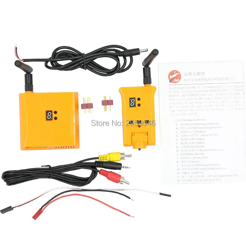 Камера ZMR 5 8G 40CH 200mW Wi Fi FPV 720P передатчик AV VTX RX приемник для Gopro 3 + 4 Радиоуправляемый