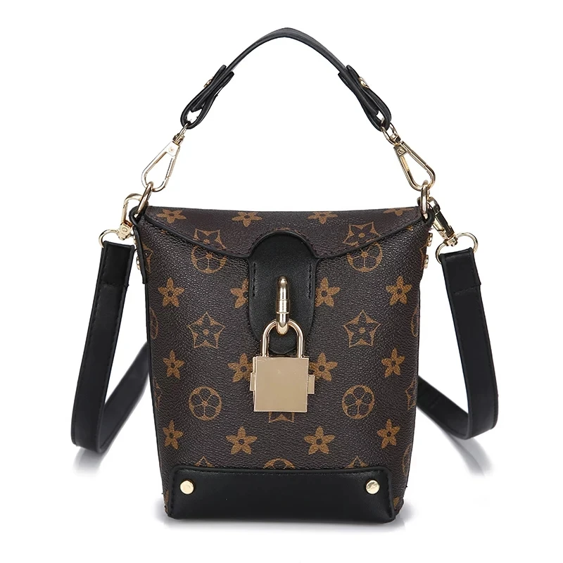 

JUILE luxury brand printing women bag Messenger bag Women handbag retro door lock female shoulder bag ladies party flap handbag