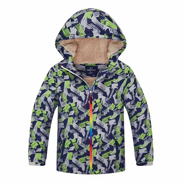 Children Parkas Jacket New Boys Windproof Waterproof Kids Outerwear