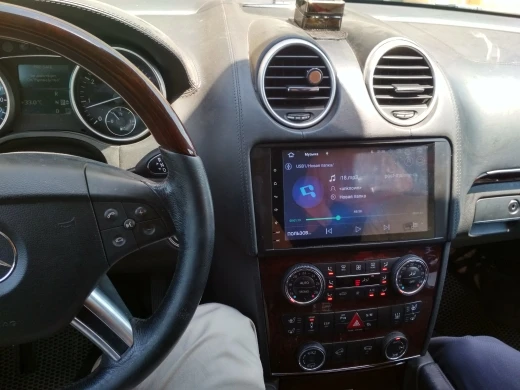 Perfect Android 9.0! Two Din 9 Inch Car DVD Player For Mercedes/Benz/GL ML CLASS W164 X164 ML350 ML450 GL320 GL450 Wifi GPS BT Radio 2
