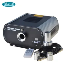 Maykit мерцают 6 Цвет Cree чип 40 Вт белый светодиод Волоконно-оптический осветитель с РФ пульта дистанционного управления 5 DMX канала 14 предустановленных программы