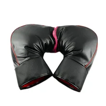 Ветрозащитная Водонепроницаемая мотоциклетная рукоятка на руль муфта PU зимние теплые Утепленные Перчатки