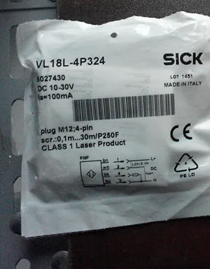 

Free Shipping Photoelectric Switch Sensor VL18L-4P324