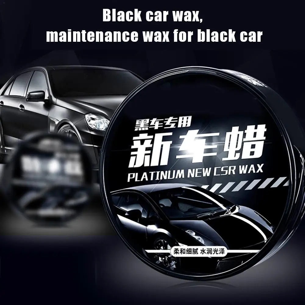 Car Wax Maintenance New Auto Decontamination Glazing Protective Wax Paint Care Nano Coating Micro Scratch Repair Tool Black