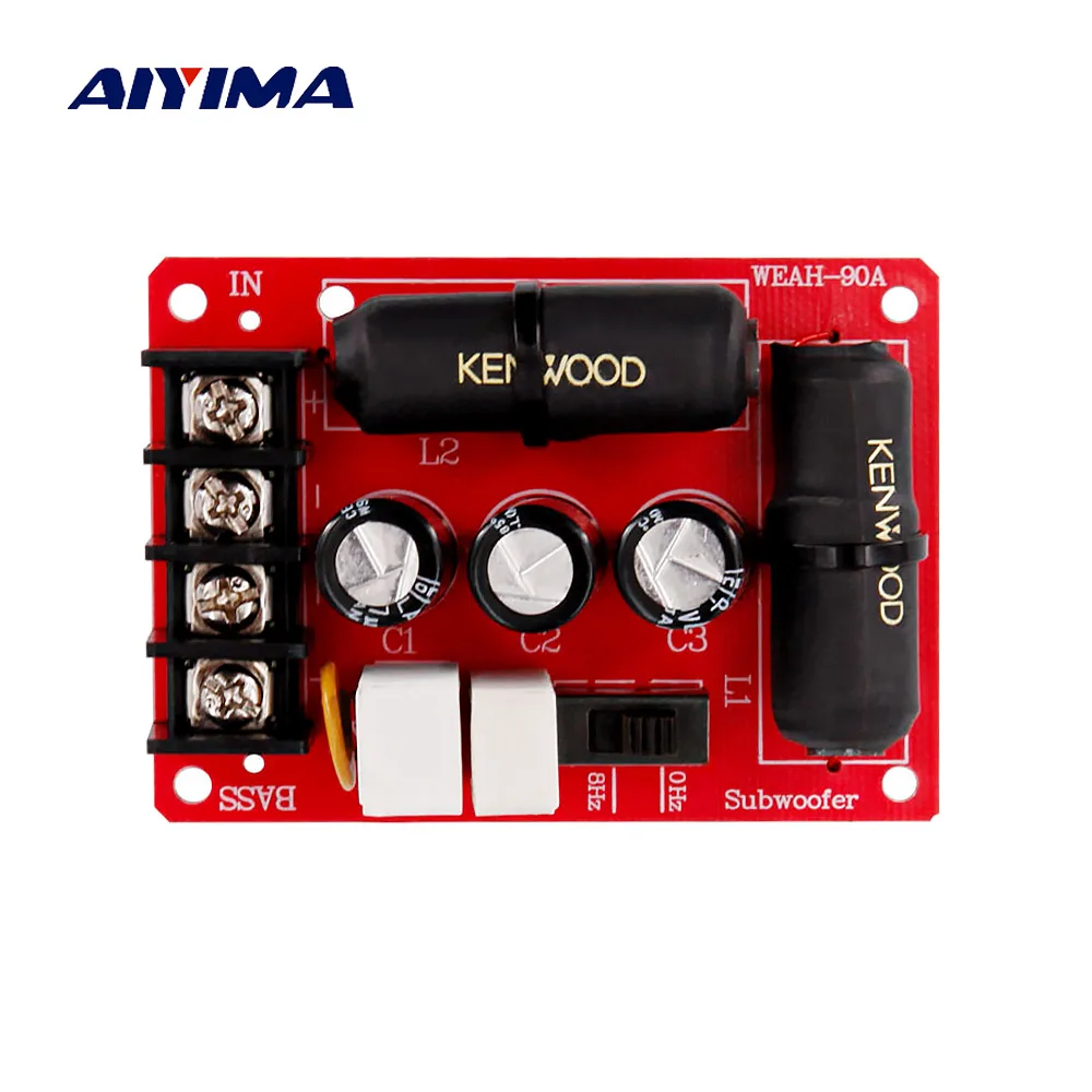 Filtro cruzado de altavoz AIYIMA 90 a Subwoofer de alta fidelidad Crossover 200 W para Subwoofer de graves sistema de altavoz de cine en casa profesional Filtro cruzado de altavoz AIYIMA 90 a Subwoofer de alta fidelidad Crossover 200 W para Subwoofer de graves sistema de altavoz de cine en casa profesional