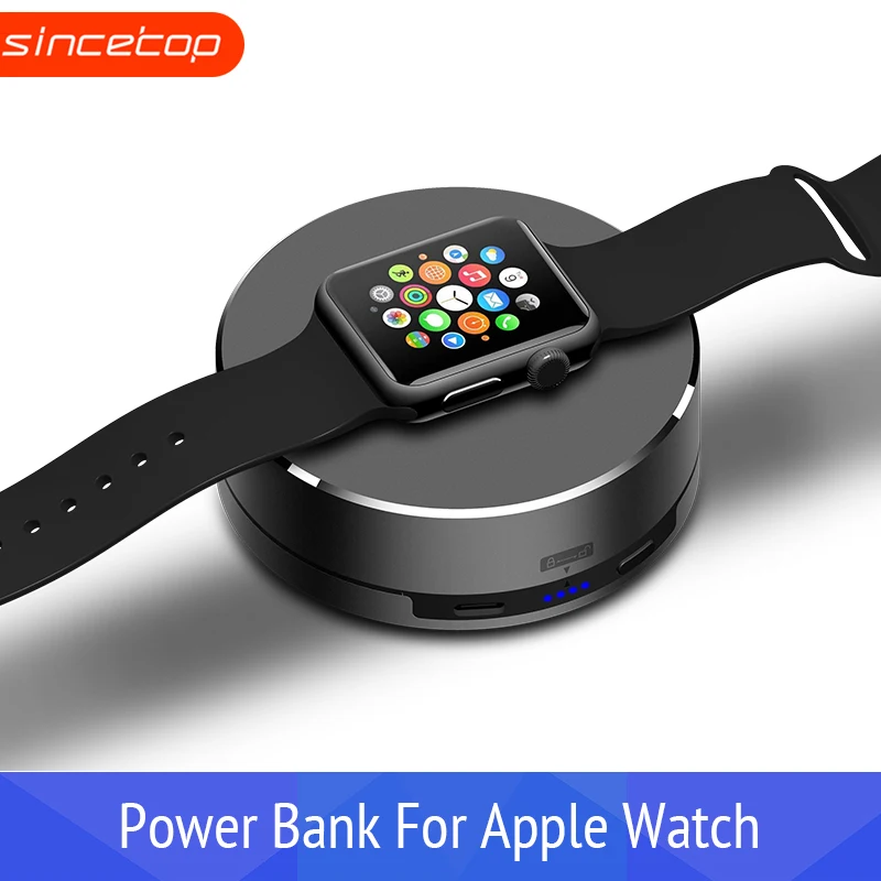 Внешний аккумулятор для Apple Watch портативное беспроводное зарядное устройство 1500