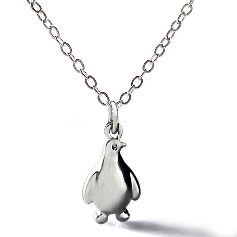 

Animal Penguin Necklace Gold Color Fashion Jewelry Pendant Tiny Delicate Necklaces