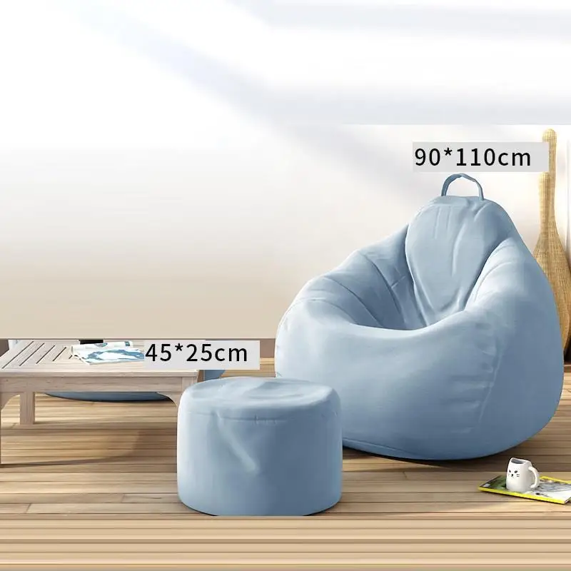 Silla Zitzak Puf Koltuk Poef Sedia односпальная кровать Sedie Copridivano Sillones Divano Cadeira кресло Puff Asiento Beanbag диван-мешок - Цвет: MODEL N