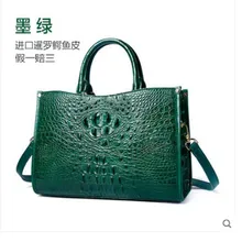 Yuanyu натуральная крокодиловая сумка для женщин, натуральная импортная крокодиловая сумка, Большая вместительная натуральная сумка на одно плечо