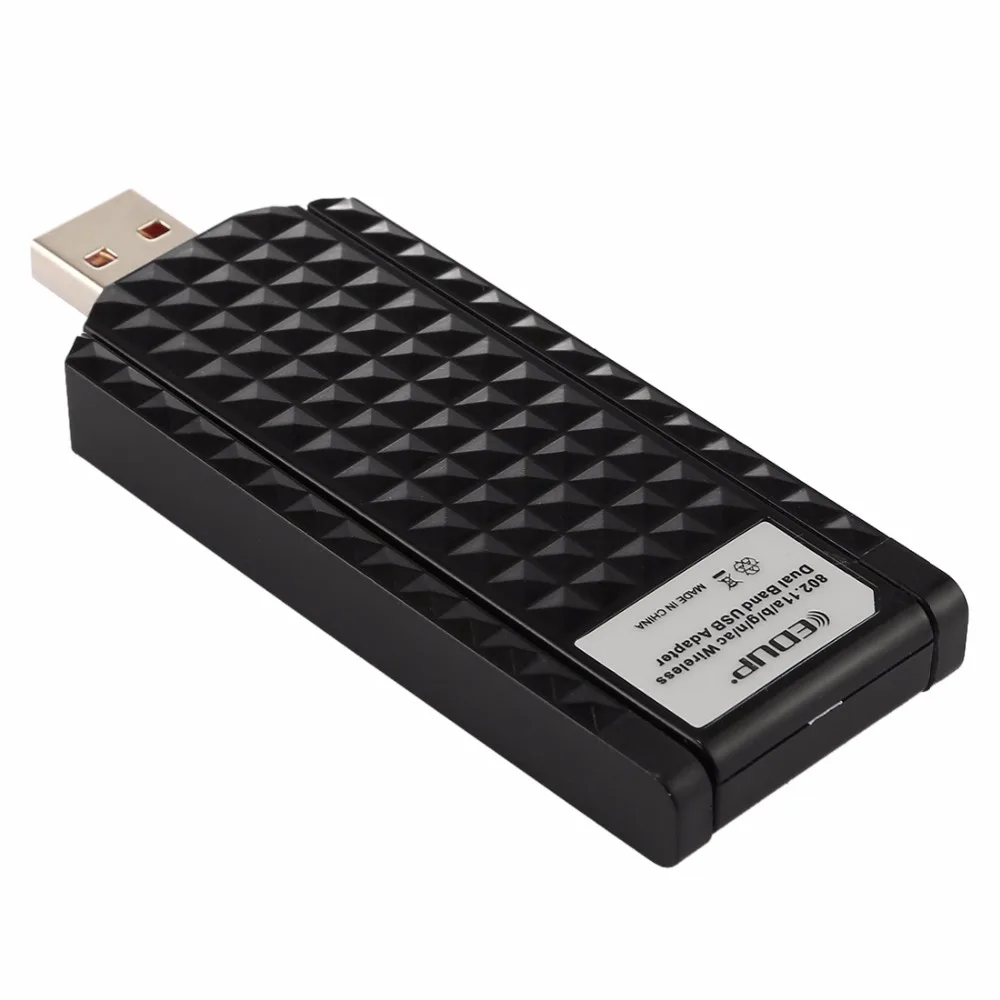 EDUP EP-AC1625 600 Мбит/с 2,4 г/5 ГГц двухдиапазонный беспроводной 11AC USB 2,0 адаптер Сетевая карта с 2 антеннами для ноутбука/ПК