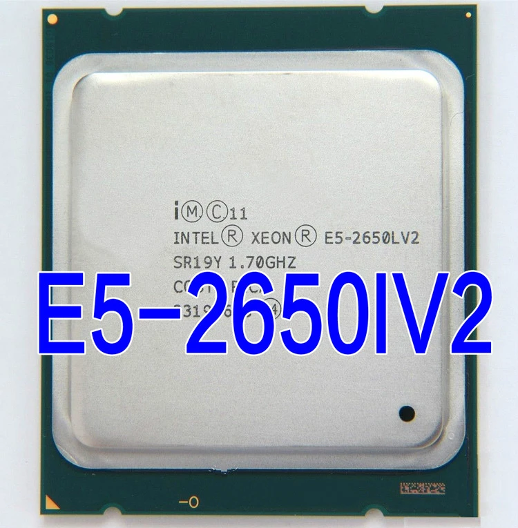 cpu processor Intel Xeon E5 2650L V2 Processor 1.7GHz 25M Cache LGA 2011 SR19Y E5-2650L V2 Server CPU best cpu for gaming