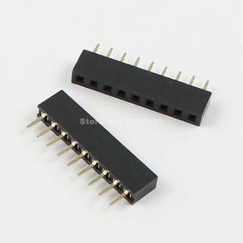 

20 Pcs Per Lot 2mm 2.0mm Pitch 9 Pin Female Single Row Straight Pin Header Strip