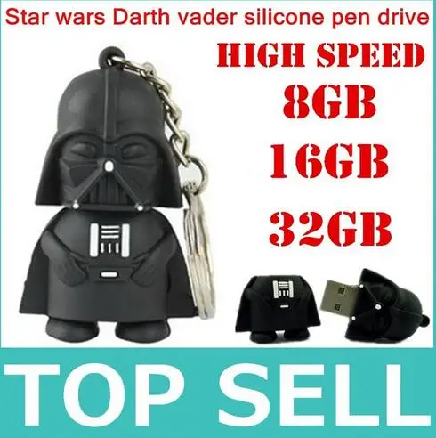 Storage unit HOT New sale Star wars Dark Darth Vader usb 2.0 flash drive 32/64/128/256/512GB pen memory stick! | Компьютеры и офис