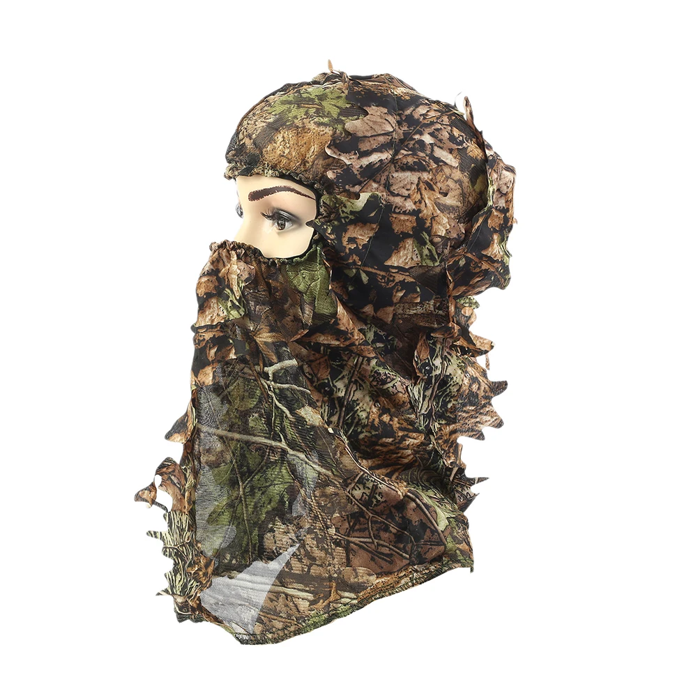 Камуфляж Кепки открытый тактическая Охота Гуд Hat 3D листовые маски Комбинации