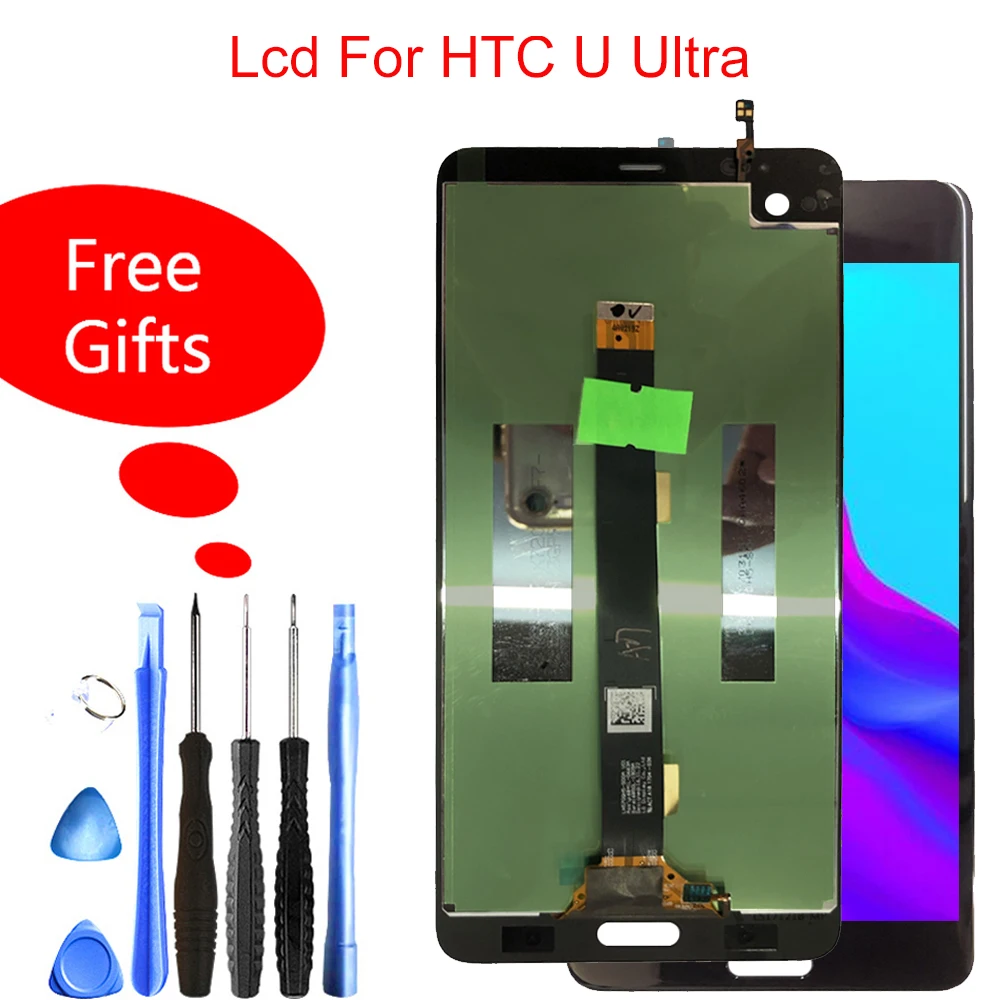 

Quality Lcd For HTC U Ultra Display Touch Screen Digitizer Assembly Digitizer Replacement Parts Lcd For HTC Ocean Note