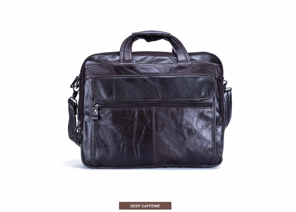 Мужская сумка из натуральной кожи сумка-мессенджер Портфель Мужская сумка для ноутбука Кожа с одной ручкой-топ сумки на плечо для мужчин