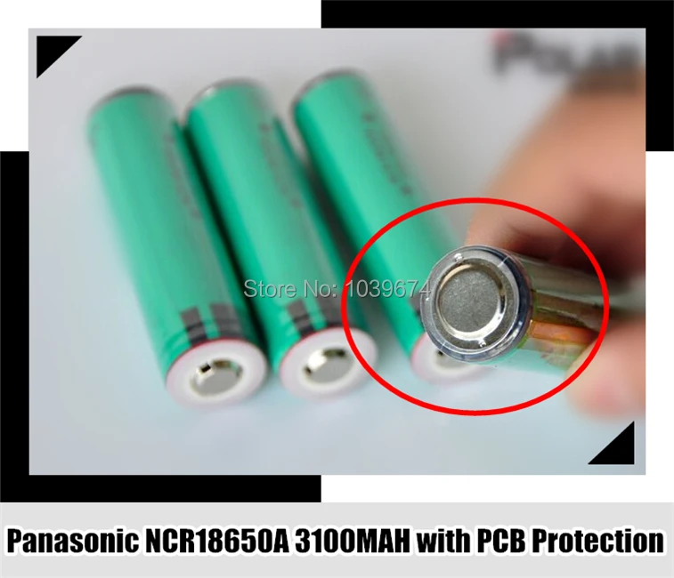 FedEx для Panasonic NCR18650A с печатной платой 3100mah 18650 3,6 V 3,7 V динамическая литий-ионная аккумуляторная батарея