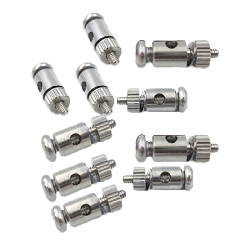

10pcs / Set Alloy RC Air Plane Push Pull Rod Linkage Stoppers Connectors D2.0mm