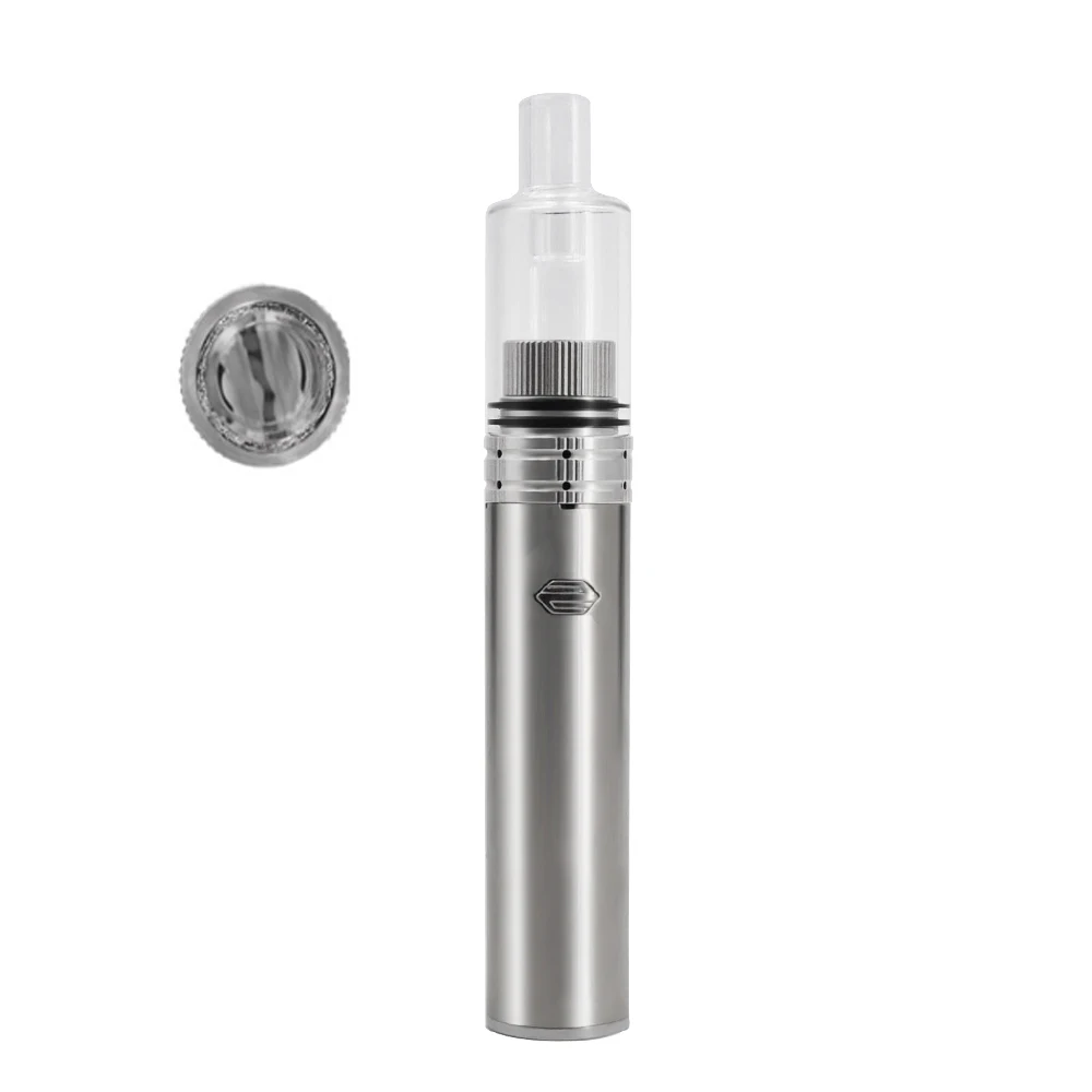 

Longmada Mr.bald III Vape Battery Pen Kit E cig Quartz Dual Heating Coils Vaporizer Wax Cigarette Electronic Coilless 100W Smoke