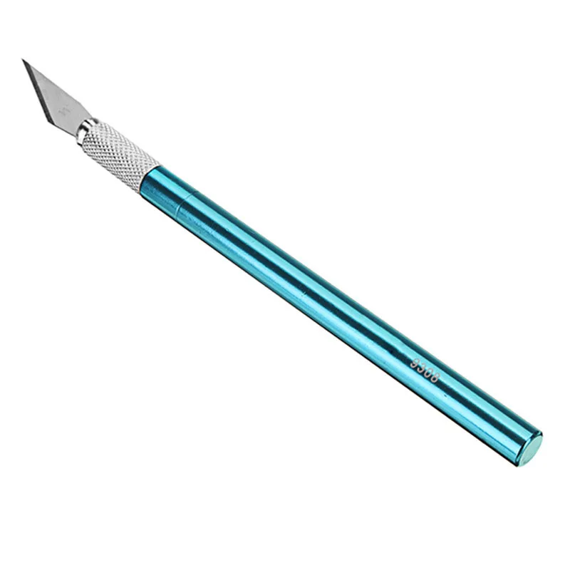 Металлическая ручка скальпель ремесло нож резак гравировка хобби нож с 6 шт. лезвия ручные режущие инструменты
