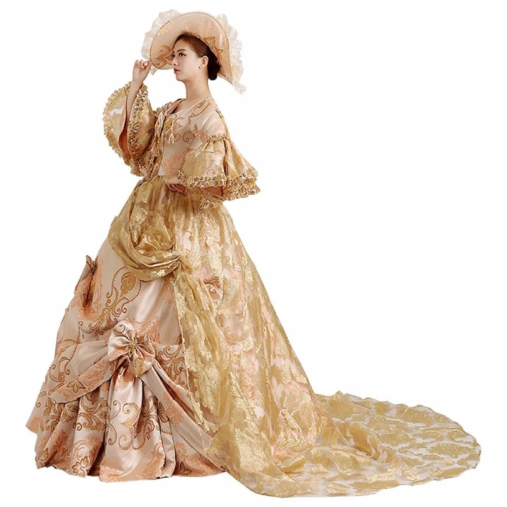 Top Sale Renaissance Wench Gothic Princess Dress Ball Gown Vampire Theatre Halloween Costume