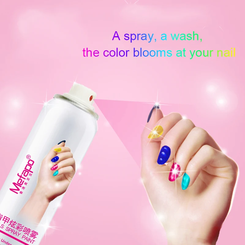 Дропшиппинг идеальный 60 мл Лак спрей базовый слой легко мыть Spray Nail Лаки быстро