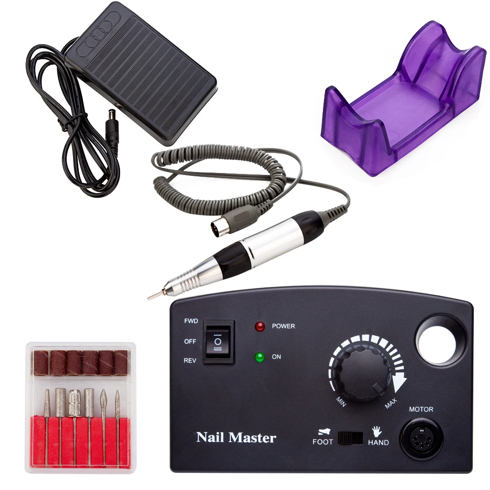 

Nail Drill Machine 35000RPM 25W Pro Diamond Nail Cutter Bit Pedicure Maniure Machine Nail Drill Bits Nail Polisher Tool