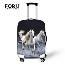 Dicke Wasserdichte Koffer Schutzhüllen für 18-30 Zoll Trolley Gepäck Fall 3D Tier Crazy Horse Gepäck Elastische Abdeckung freies