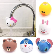 Новорожденных ванная комната воды Saver насадка на кран в виде животных Extender ребенка Ручная стирка фруктов и приспособление для сада кран Extender Детские ванны