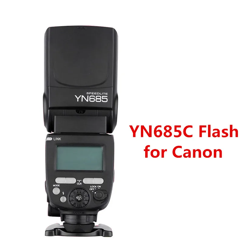 YONGNUO YN685 E-TTL Вспышка Speedlite 1/8000s радио Slave режим вспышка светильник YN685C YN685N для Canon Nikon YN622N YN560-TX RF603 II - Цвет: YN685C for Canon