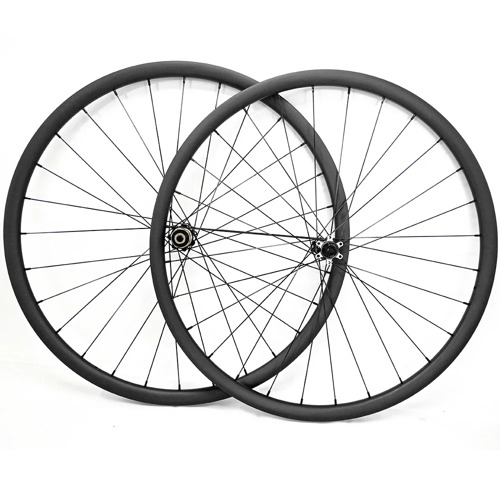 29er Углеродные mtb колеса дисковые бескамерные 27 4x23 мм ассиметричные D411SB/D412SB 100X15