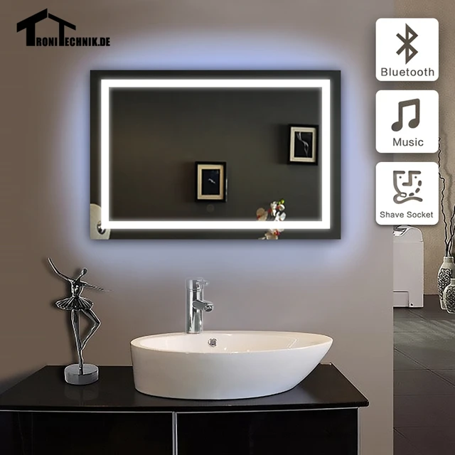 illuminated wall mirrors for bathroom 50x70cm illuminated wall mirror mirrors for bathroom framed bluetooth led glass 90240v illuminated wall mirrors for bathroom 50x70cm illuminated wall mirror mirrors for bathroom framed bluetooth led glass 90240v