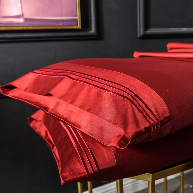 600TC Египетский хлопок роскошный сплошной цвет простыня плоский лист постельное белье простыни наволочка мягкий теплый домашний текстиль# s