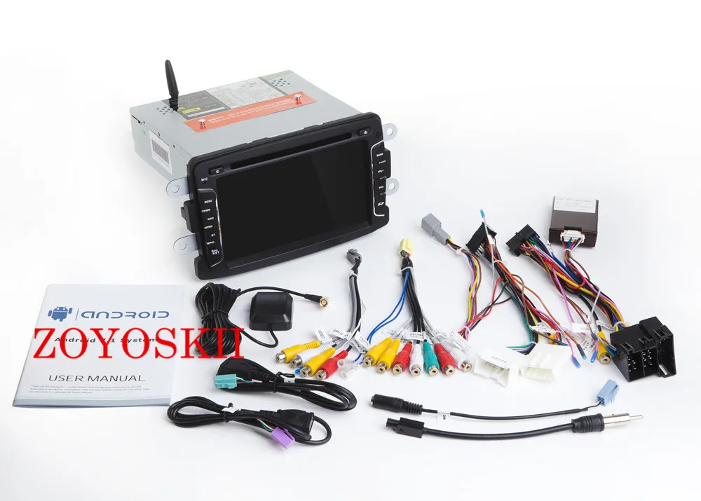 Cheap ZOYOSKII Android 8.0 8.1 7inch CAR DVD Radio GPS bluetooth Navigation player For Dacia Renault Duster Logan Sandero 2