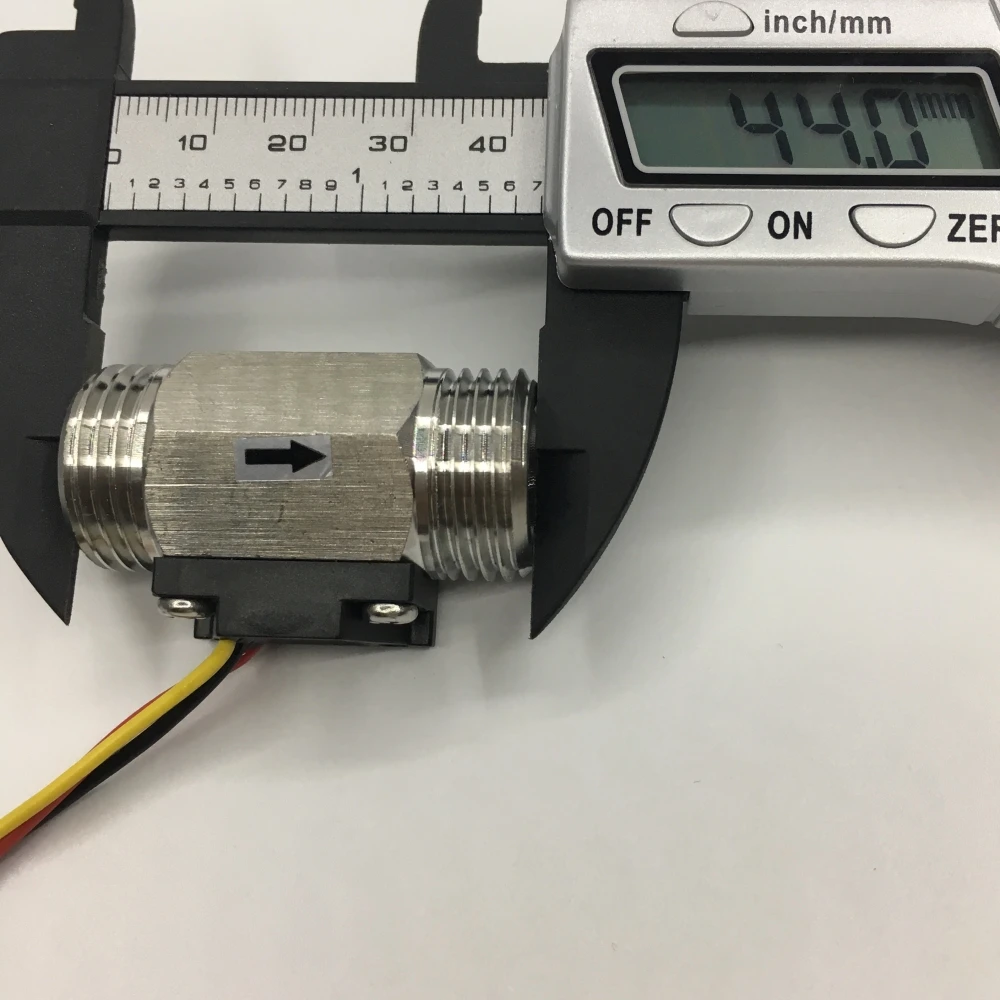 2шт G1/" 1~ 30 л/мин 1 нержавеющая сталь класса sus304 зал турбины расходомер датчика L44mm