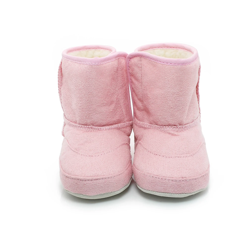 Ankle Flat With Slip On Down Baby Girl Boots For 0 2 Years Old Fashion