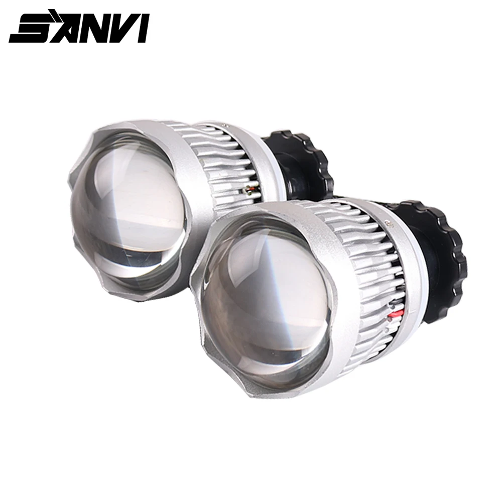 

Newest 2.5 inch 25W 6000K High beam LED Projector lens Headlight for h7 9005 9006 Auto Headlight Retrofit Kit