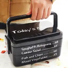 Волшебная Кухня Творческий Bento box ланч 3 слоя Высокая термостойкость пищевой контейнер с ложкой вилка для детей школы офиса