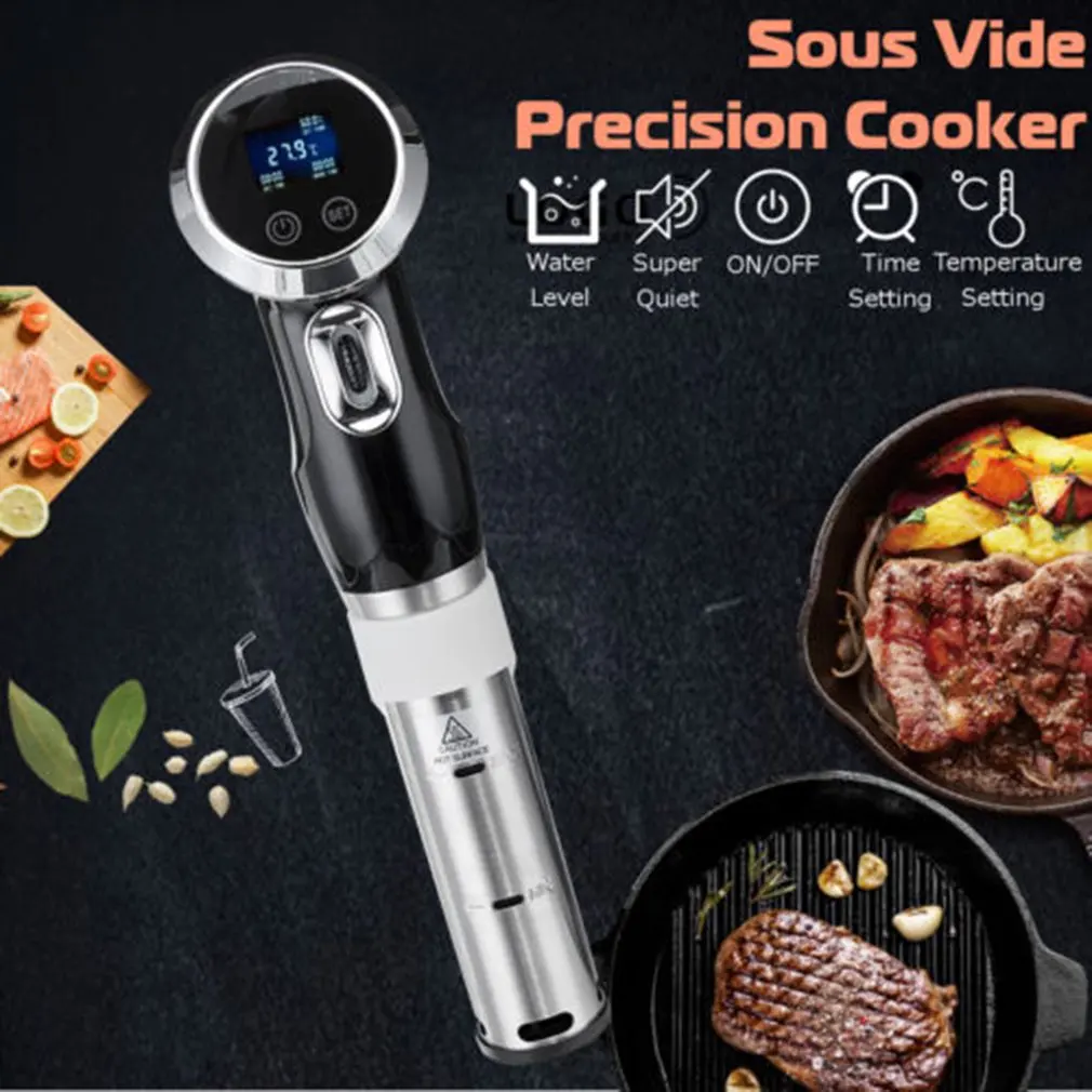 

2018 NEW 1500W Cooker Vide Cooker Low Temperature Vacuum Boiled Machine Beef Steak Cooker Food Processing Machine dropshipping