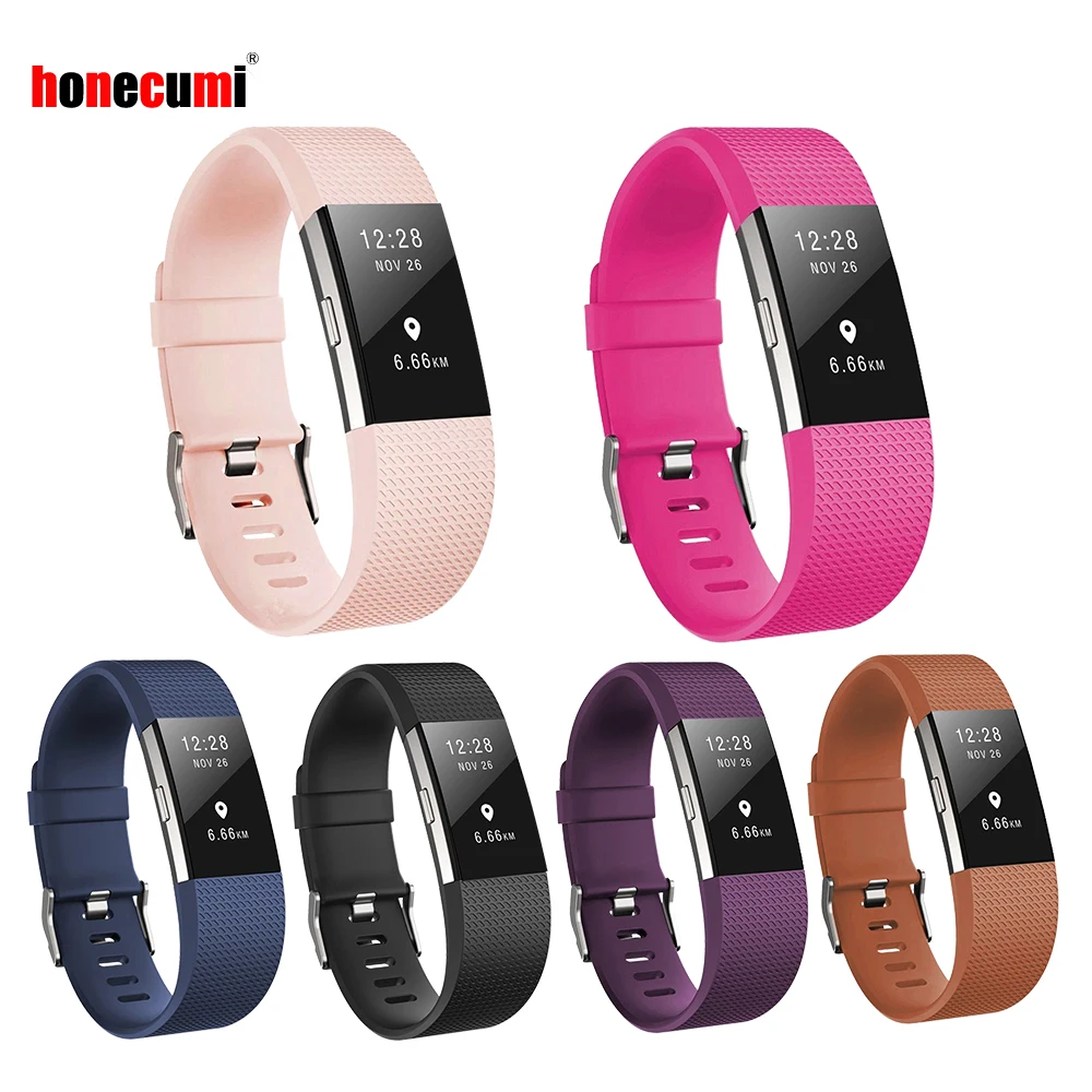 Honecumi для Fit bit Bands Charge 2 сменные браслеты Fitbit Аксессуары браслетов женщин и