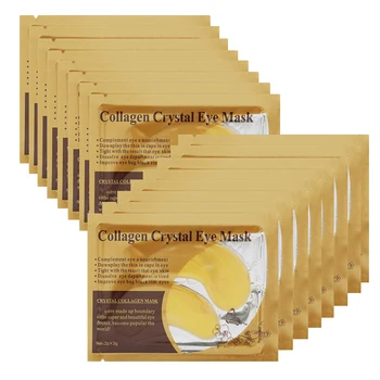 

16pcs=8packs Gold Masks Crystal Collagen Eye Mask Eyelid Patches for the Eyes Anti-Wrinkle Remove Dark Circles Face Eye Care