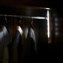 Беспроводной движения PIR Сенсор светодиодный комнатный светильник шкаф СВЕТОДИОДНЫЙ Свет кабинет, гардероб, шкаф Кухня Bathrom Сенсор свет мой