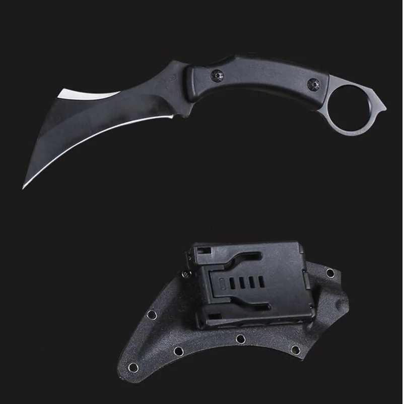 Тактический нож Karambit, охотничий нож для выживания, нож с фиксированным лезвием, коготь, мачете, джунгли, боевые ножи для кемпинга, EDC, ручной инструмент