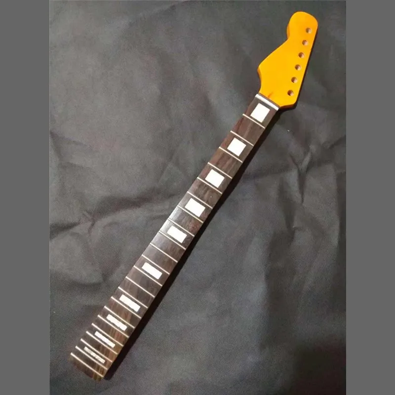 

disado 22 Frets reverse headstock maple Electric Guitar Neck rosewood fretboard inlay block guitar parts accessories