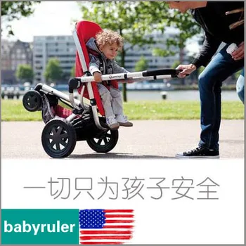 

Running Mode Baby Bassinet Cart Silver Frame Baby Stroller High Landscape Pram Baby Carriage of Portable Folding Buggy